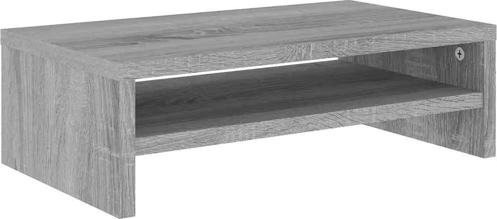 vidaXL Suport pentru monitor gri sonoma 42x24x13 cm lemn prelucrat