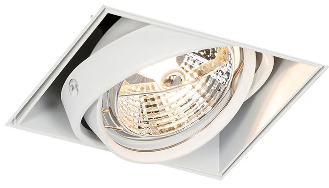 Spot integrat alb GU10 AR70 fără rama - Oneon