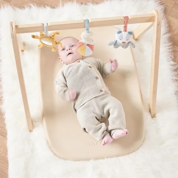 Covoraș de înfășat Nattou SOFTY 50x70 cm bej