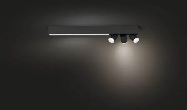 Philips CENTRIS LED RGBW spot, 25W, 230V + 3x GU10/5,7W, iluminare LED