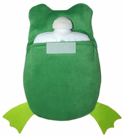 Hugo Frosch pentru copii Eco Junior ComfortThermophore cu motiv de broască, verde