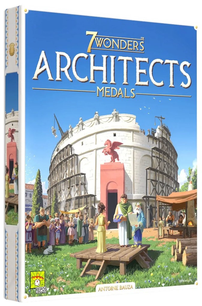 JOC DE SOCIETATE 7 WONDERS ARCHITECTS MEDALS, LIMBA ENGLEZA (MED-EN01)