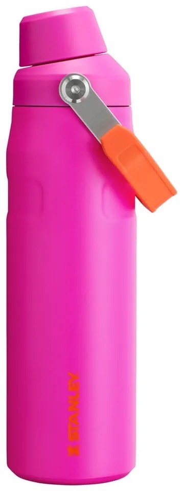 Sticlă termică roz din oțel inoxidabil 700 ml IceFlow™ Bottle Fast Flow Vilet Blossom – Stanley
