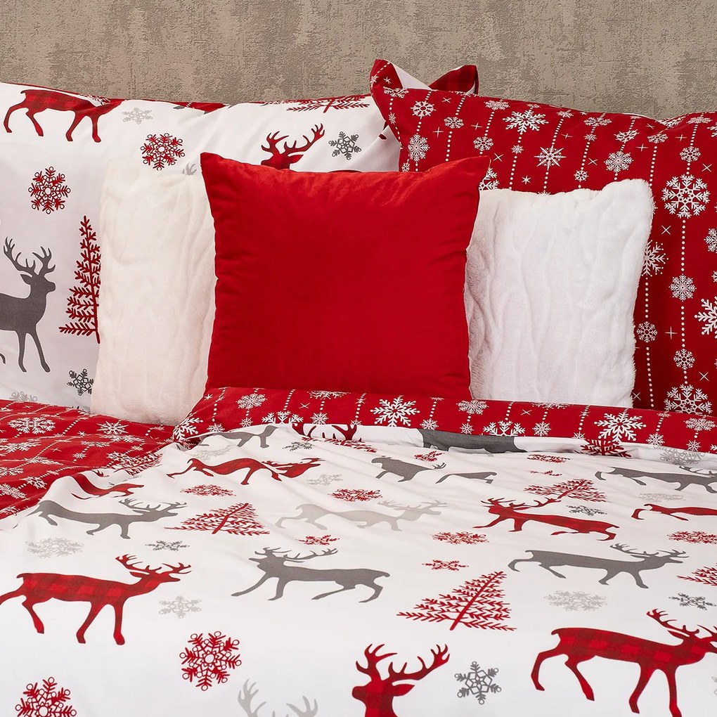 Lenjerie de pat din bumbac 4Home Snow, 140 x 200 cm, 70 x 90 cm