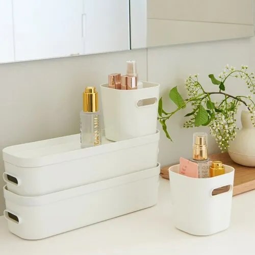 SmartStore Cutie de depozitare Compact Mini, 0,6l, albă