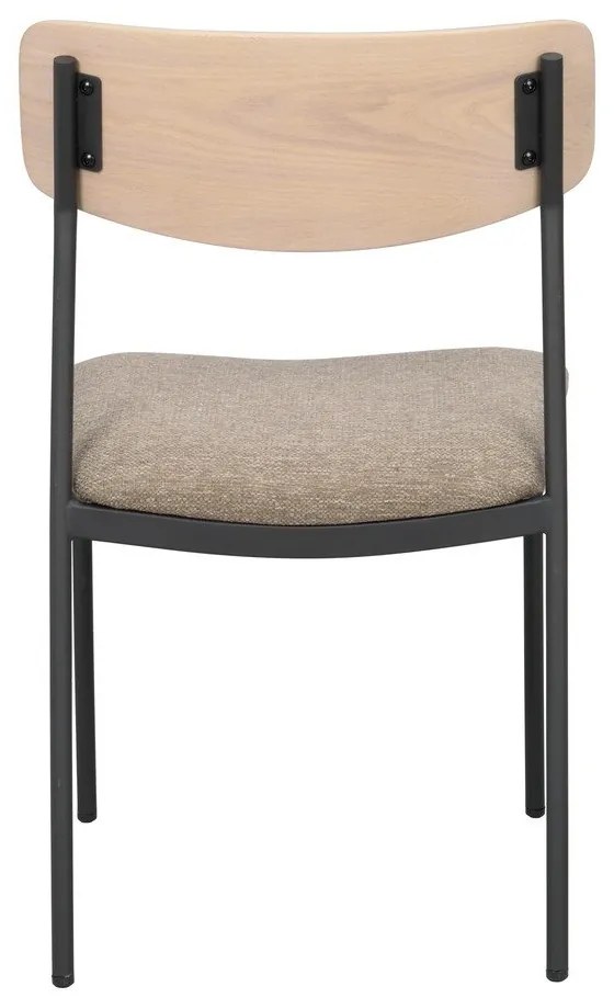 Scaune de dining bej/natural 2 buc. Maymont – Rowico