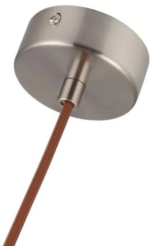 Lampă suspendată pe cablu 1xGU10/10W/230V, Ø 11 cm, lemn masiv/frasin