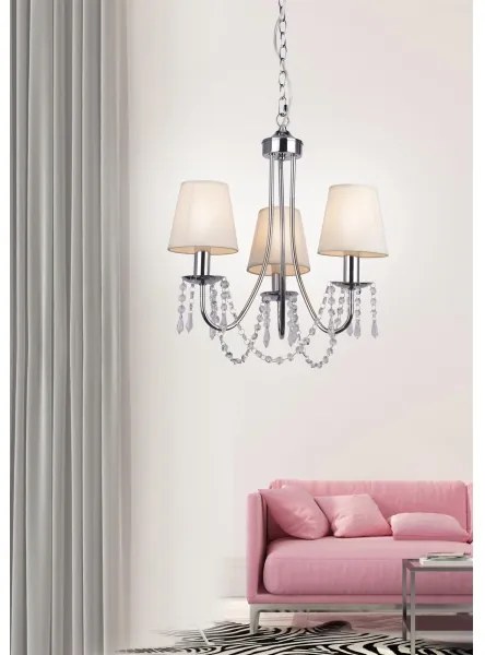 Lustră pe lanț RUTI 3xE14/40W/230V