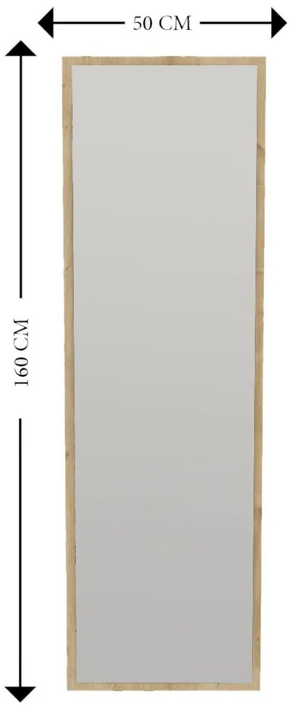 Oglinda Tessa Natural 50 x 160 cm