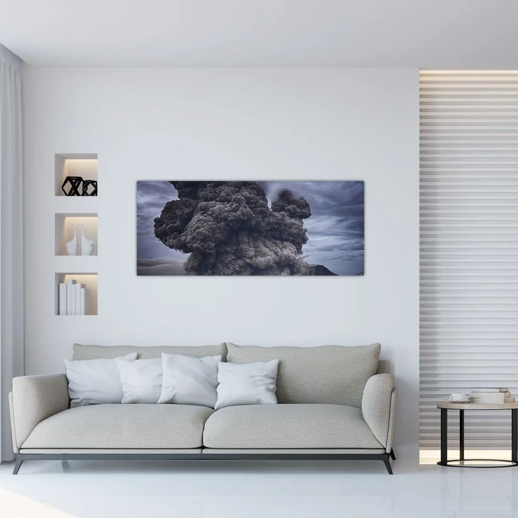Tablou - Erupție vulcanică (120x50 cm)