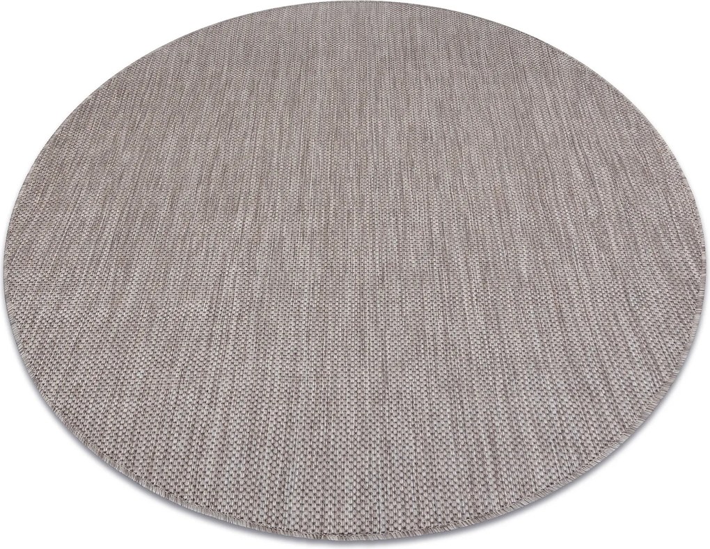 Covor SISAL SION cerc A5165A Melanj țesute plate bej