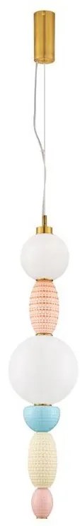 Pendul ceramic design modern LED CLEMENTINE