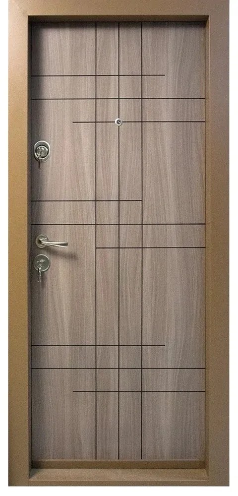 Usa metalica de apartament cu izolatie si vizor Novo Doors First Class NDS09, Deschidere Stanga Dreapta, Dimensiune 200X88 cm, Tabla 1.2 mm, Kit