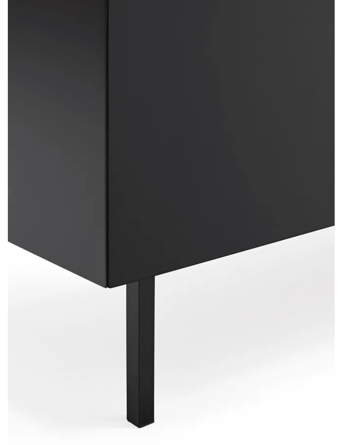 Comodă Teulat Arista, lățime 165 cm, negru