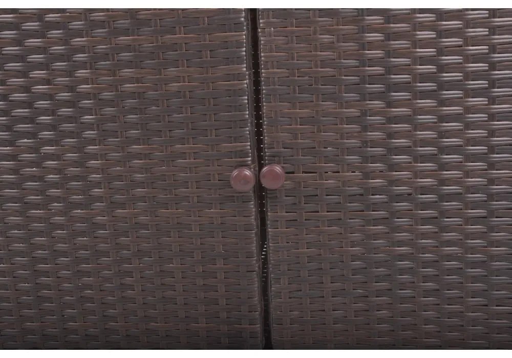 Masă auxiliară de grădină din ratan artificial 90x50 cm Padua – Garden Pleasure