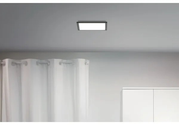WiZ - Plafonieră LED SUPERSLIM dimabilă 12W 230V negru Wi-Fi