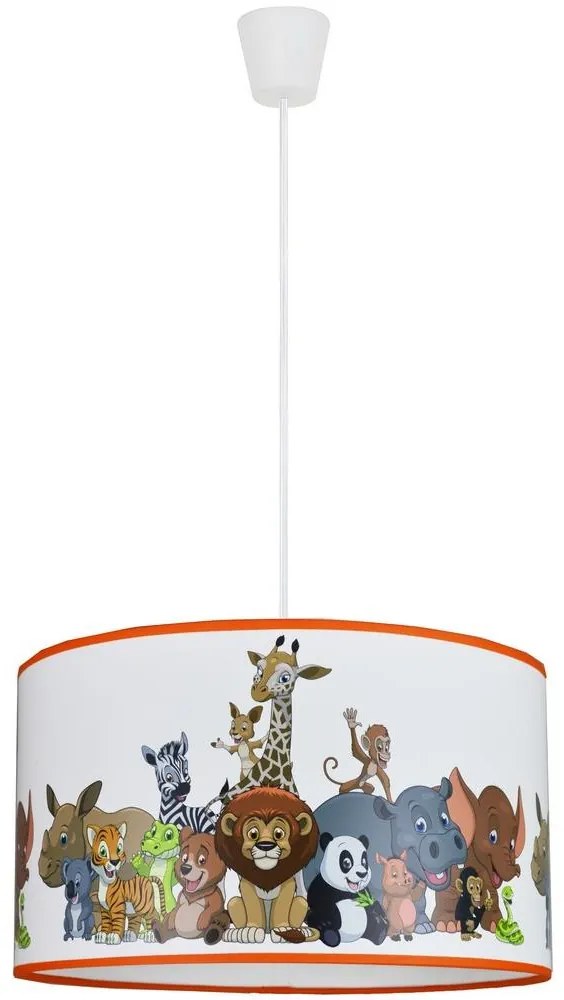 Duolla - Lustră pe cablu pentru copii ZOO 1xE27/15W/230V