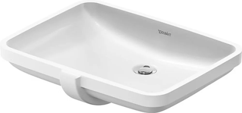 Duravit No. 1 lavoar 58.5x55.4 cm dreptunghiular sub blat alb 03955500282