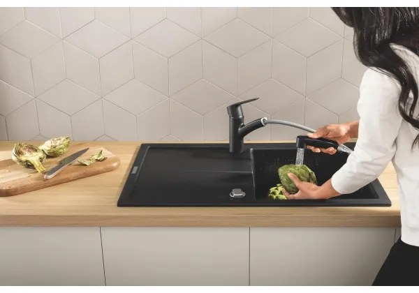 GROHE 303072431 - Baterie pentru chiuvetă START, 185 × 227 mm, neagră