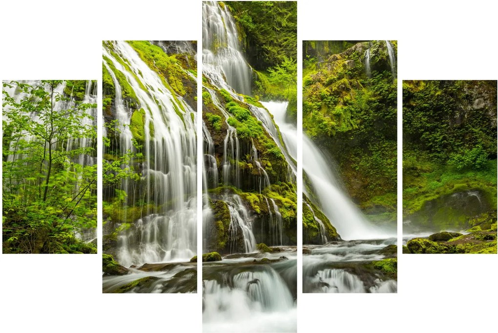 Tablou - Cascada, Wind River Valley (150x105 cm)