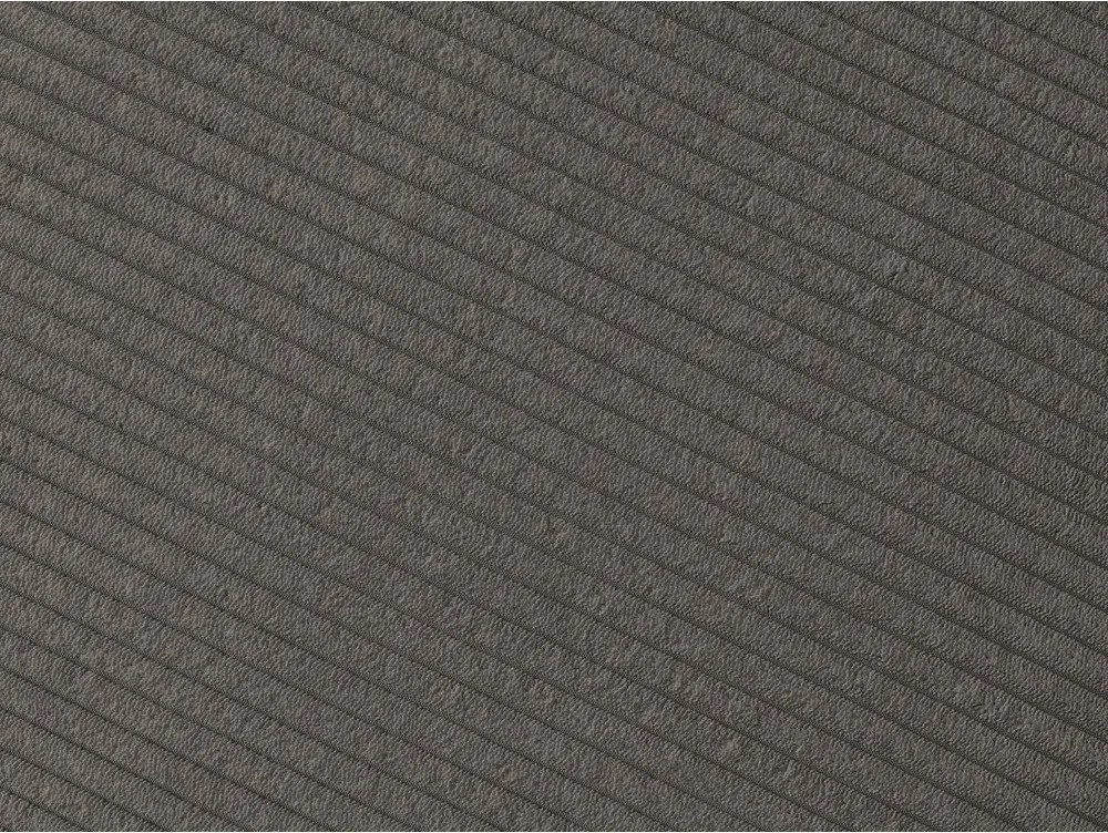 Canapea taupe cu tapițerie din catifea reiată 250 cm Tina – Bobochic Paris