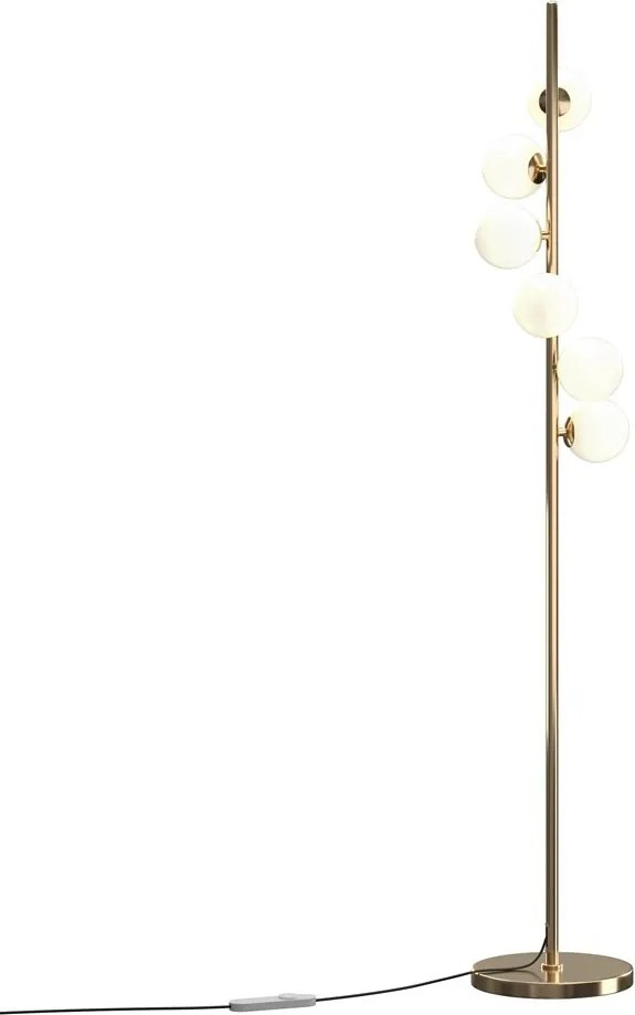 Lampadar modern cu 6 de surse de lumina Dallas auriu