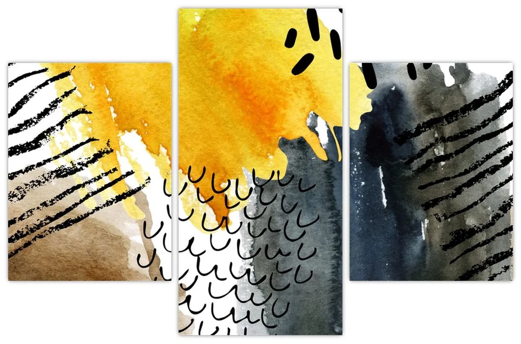 Tablou - Acuarelă abstractă (90x60 cm)
