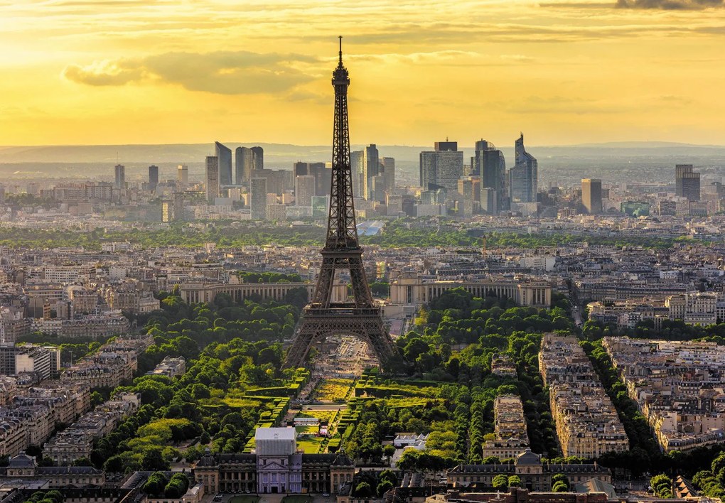 Fototapet - Panorama Parisului (147x102 cm)