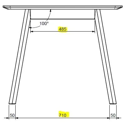 Masă dining extensibilă din lemn de stejar Unique Furniture Rho, 150 x 90 cm