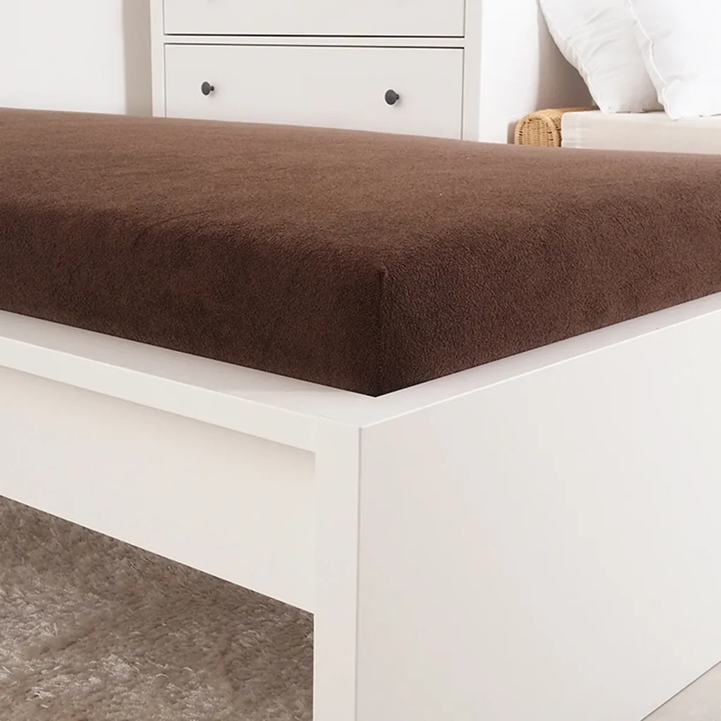 Cearșaf de pat 4Home din frotir Ideal maro închis , 60 x 120 cm, 60 x 120 cm