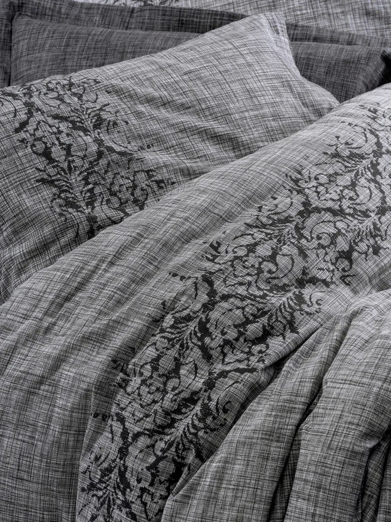 Lenjerie de pat dubla King (FR), L'essentiel Maison, Sooty, Gri