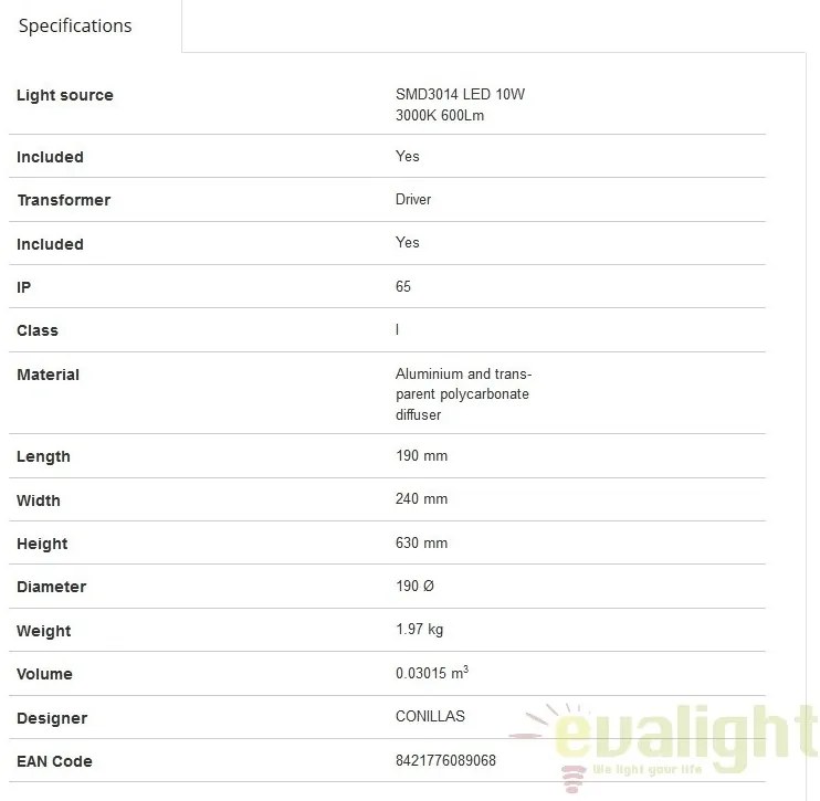 STALP LED EXTERIOR DESIGN MODERN 75538 SHELBY L