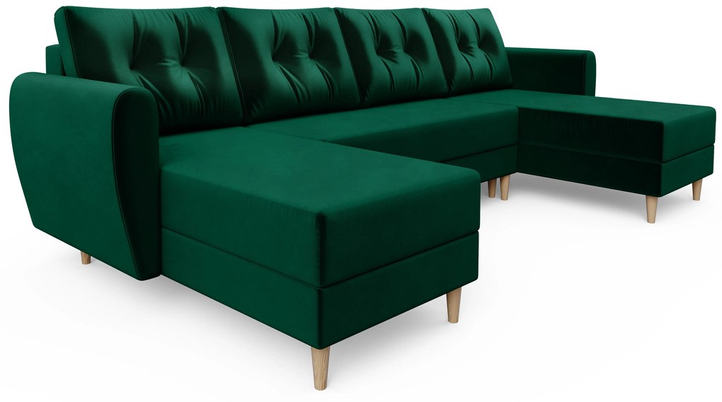 Colțar în formă de U Paladio (verde închis) (S). 1025659