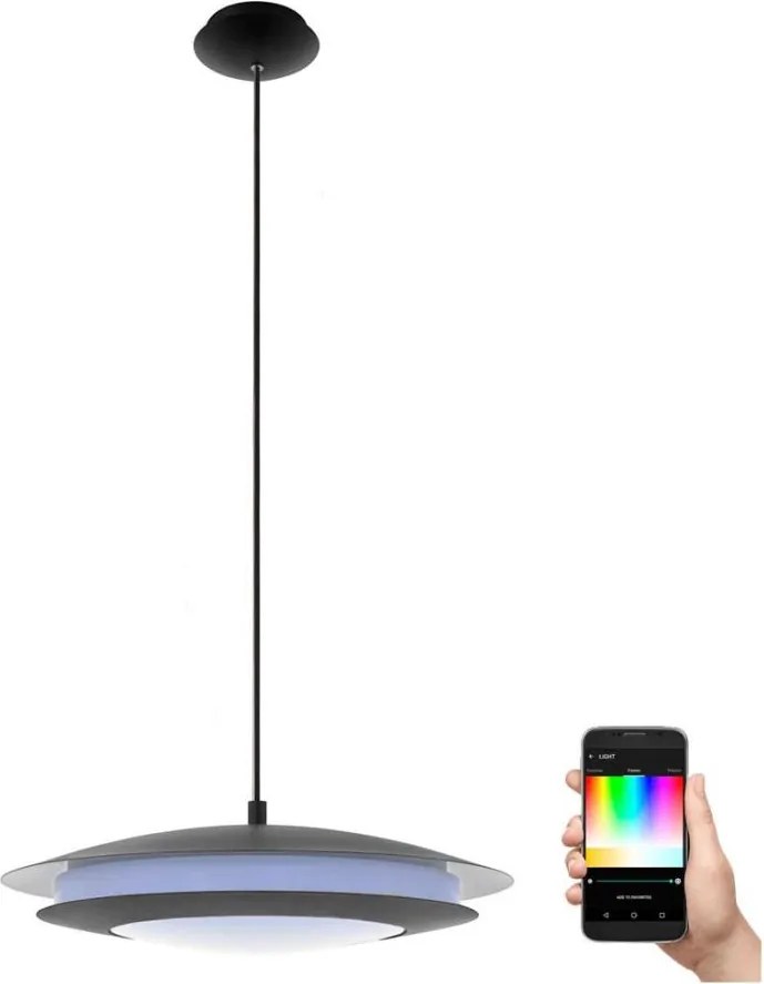 Eglo 96979 - Pendul LED RGB MONEVA-C, 27W, 230V