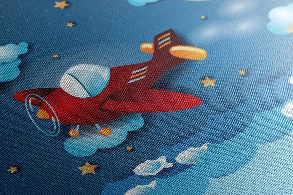 Tablou zborul cu aeronavă