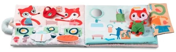 Carte textilă Bună dimineața, vulpe Alice Lilliputiens