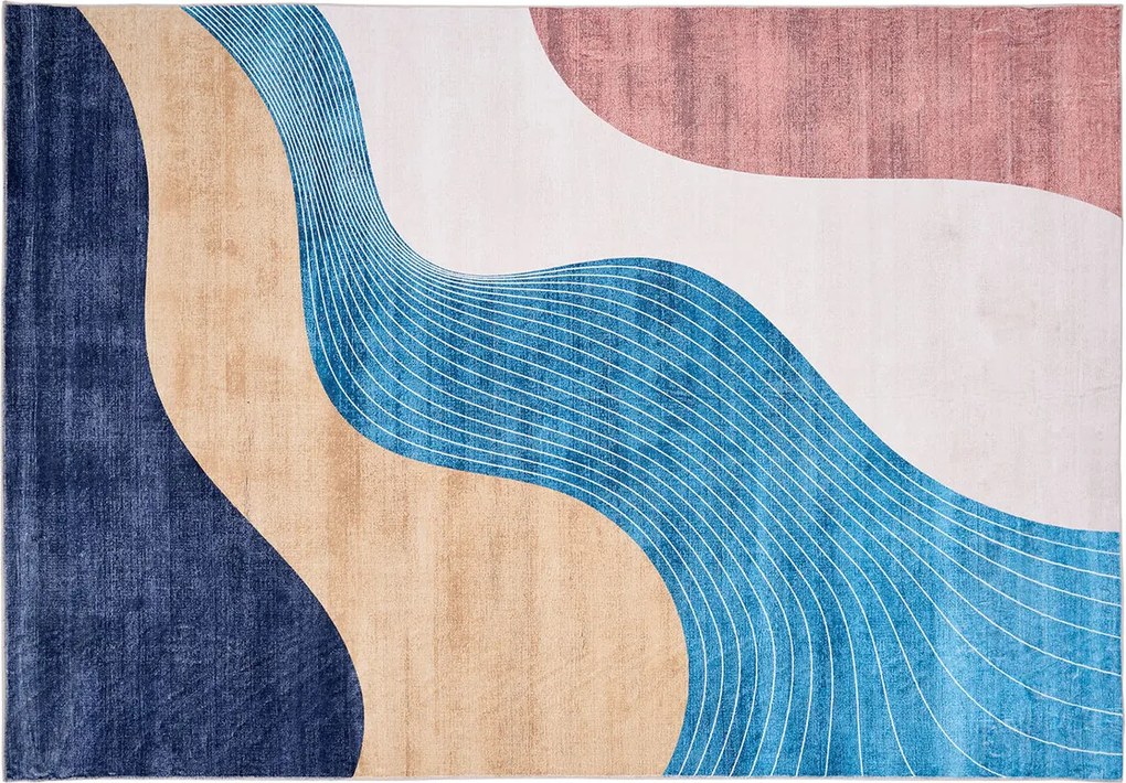 Covor cu print, Flow, Heinner, 160x230 cm, poliester, multicolor