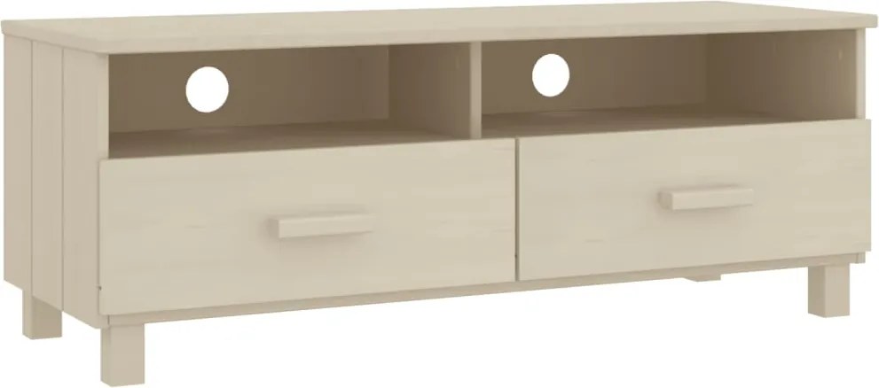 vidaXL Dulap TV „HAMAR”, maro miere, 106x40x40 cm, lemn masiv de pin