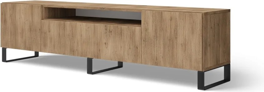 Comodă TV Femur Standing – 200x41x53 cm – Stejar Artisan