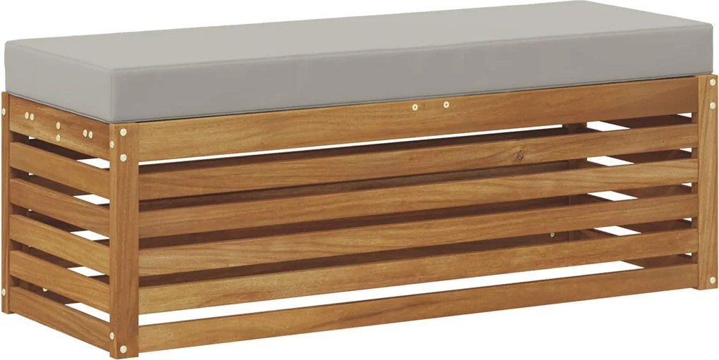 vidaXL Bancă de exterior natural 115 x 43 x 37 cm Lemn Solid de Acacia