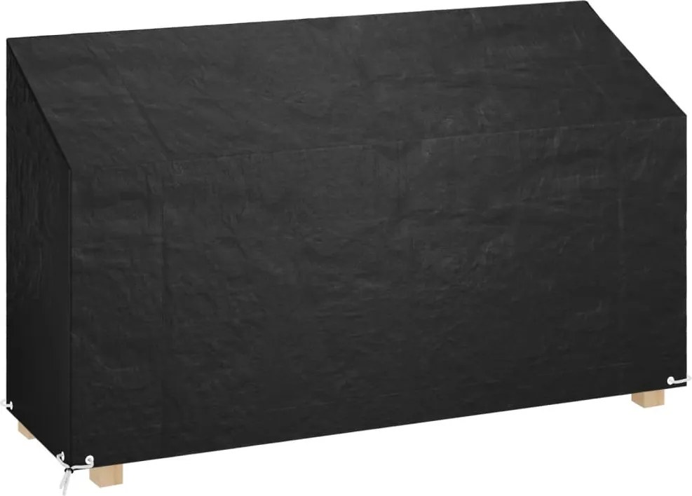 vidaXL Husă banchetă grădină, 12 ocheți, 210x70x70/88 cm, polietilenă