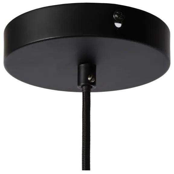 Lustră pe cablu OPHELIA 1xE27/40W/230V d. 20 cm neagră Lucide 20419/20/30