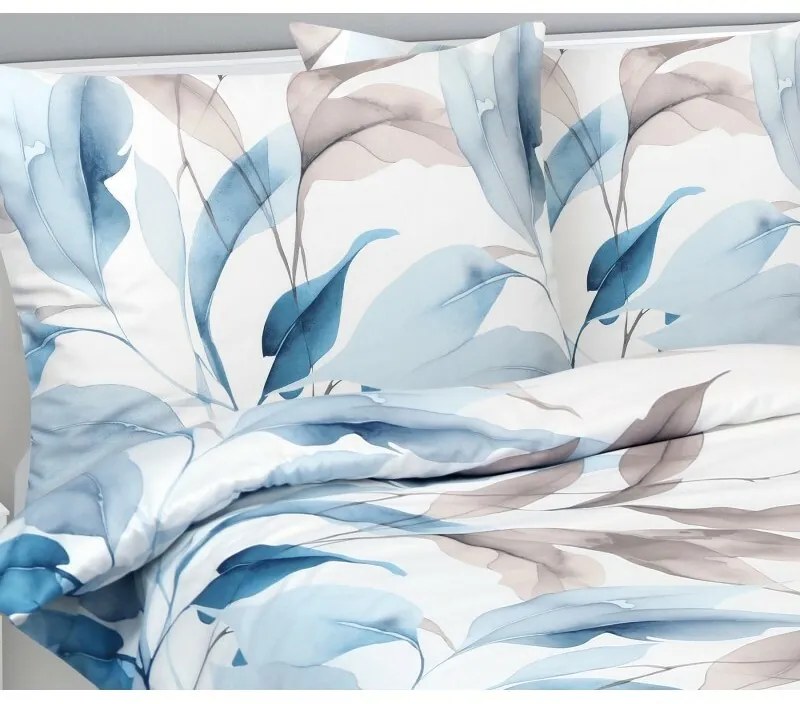 Cearșafuri Bellatex Satin Autumn blue , 140 x 220cm, 70 x 90 cm, 140 x 220 cm, 70 x 90 cm