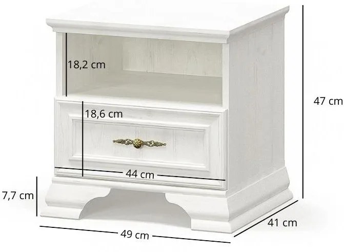 Noptieră Incantatos (pin andersen) . 1116893