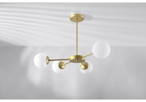 Lustră pe tijă MATI 4xG9/20W/230V aurie