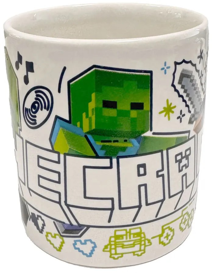 Minecraft Explore More cană de porțelan 235 ml (8 oz) în cutie de cadou