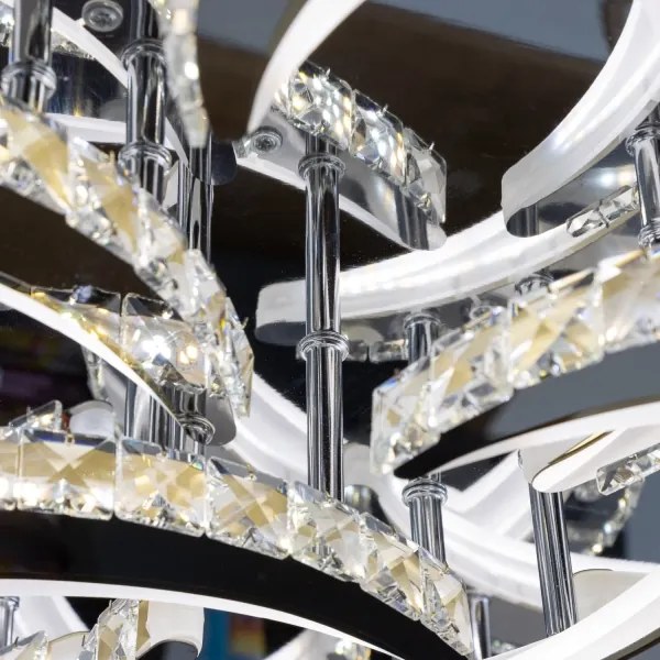 Lustră LED dimabilă aplicată Brilagi TWIST LED/180W/230V 3000-6500K + telecomandă