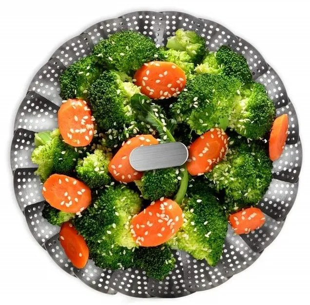 Accesoriu pentru fiert la aburi Banquet cu suport telescopic Culinaria, 23 cm