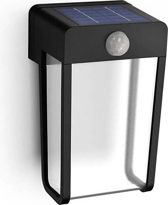 Philips SHROUD LED/2,3W/3,7V IP44 Lampa solară de perete cu senzor