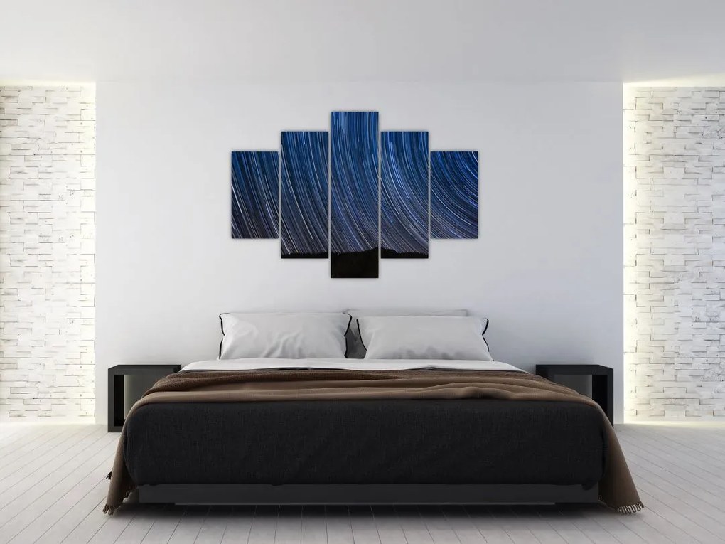 Tablou cu stele noaptea și cerul (150x105 cm)